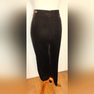 ANNE KLEIN VELVET TROUSERS